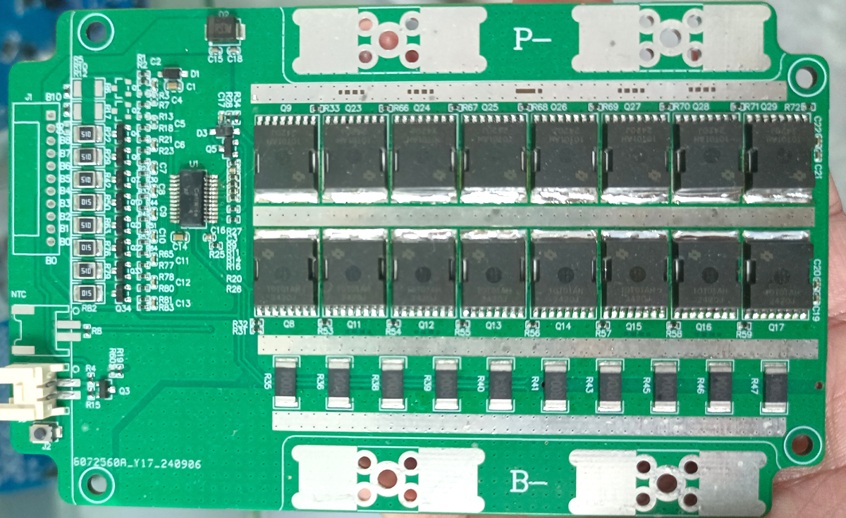 Lead to lithium BMS battery management system